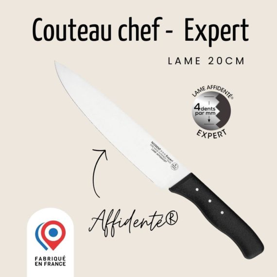 couteau-de-chef-affidenté-lame-20cm