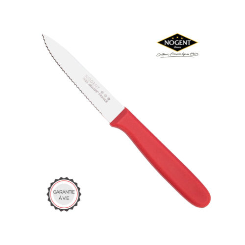 Couteau pratique de couleur cerise