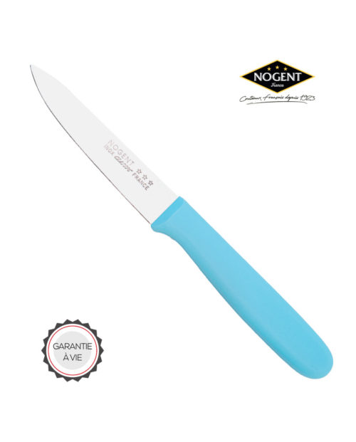couteau en polypropylène azur