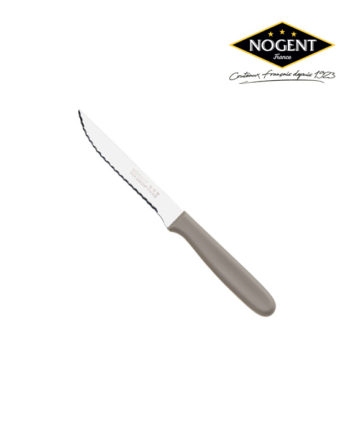 Couteau à steak couleur en plastique polypropylène de couleur grise Nogent***