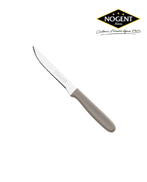Couteau à steak couleur en plastique polypropylène de couleur grise Nogent***