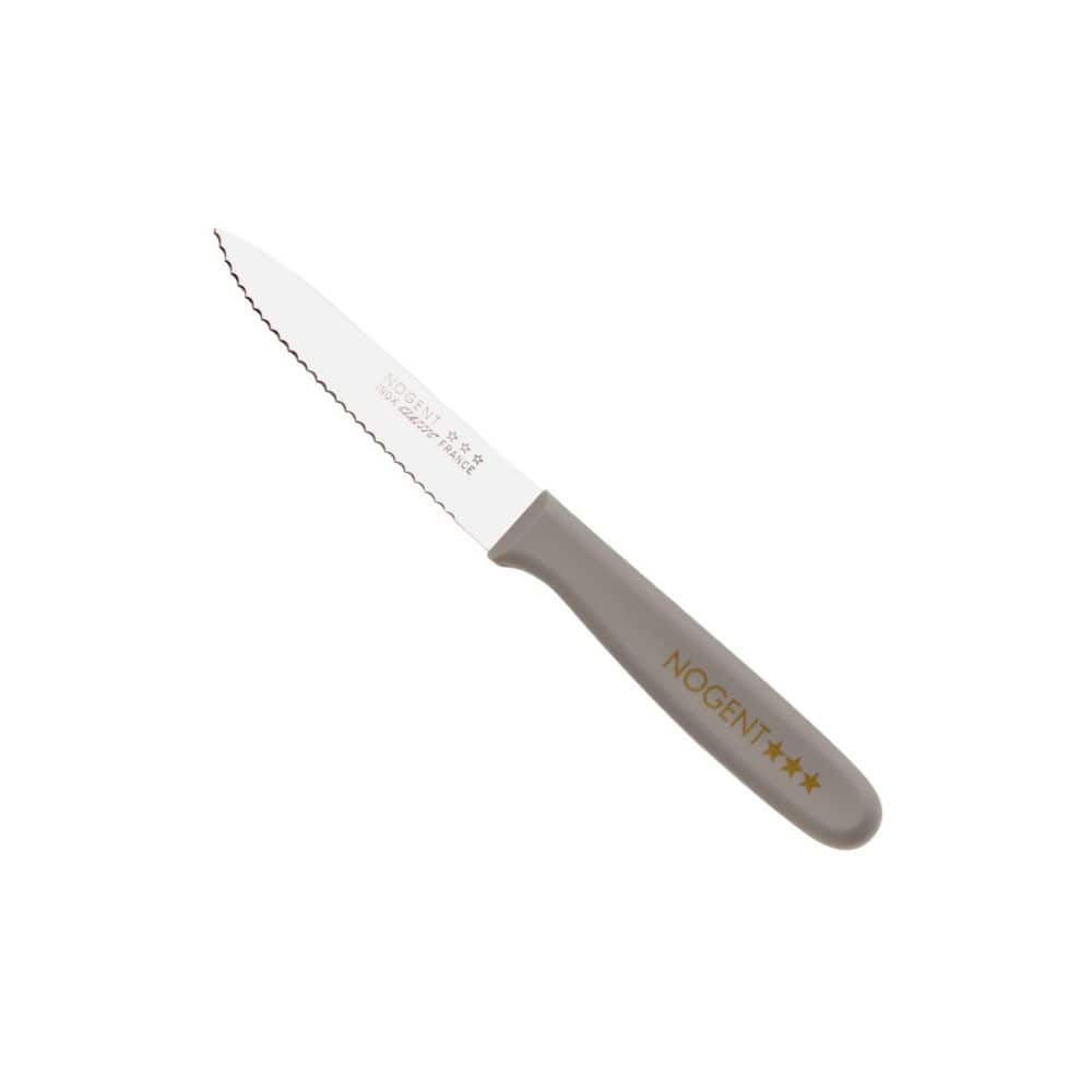 Paring knife 9 cm - Mouse - Notched blade - Nogent ***