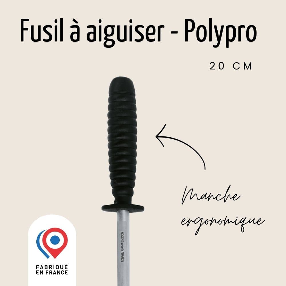 Fusil à aiguiser 20cm 100% forgé Ideal inox