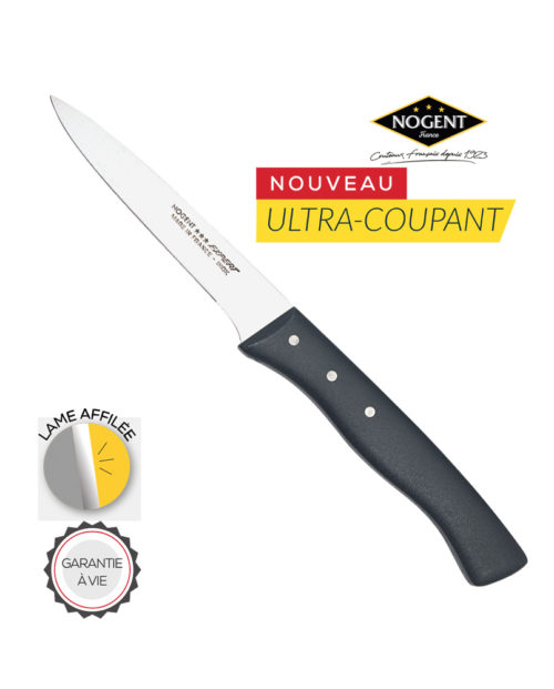 Couteau affilé Nogent gris