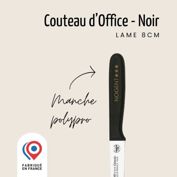 couteau-a-lame-lisse-8cm-manche-polypro-noir