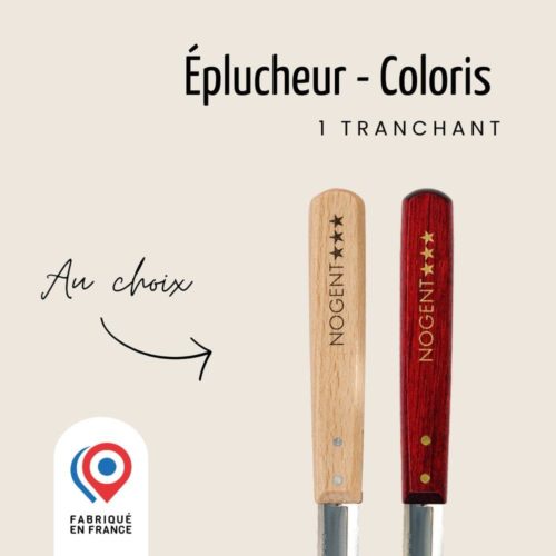 Éplucheur double ou simple tranchant Made in France