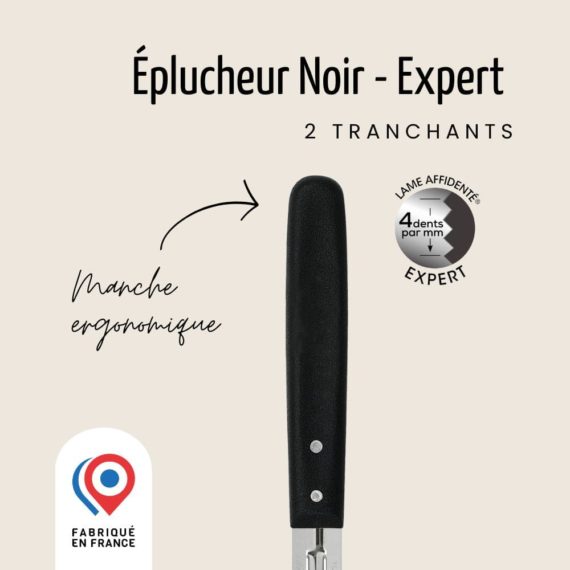 Éplucheur-à-double-lames-gamme-expert-nogent-noir