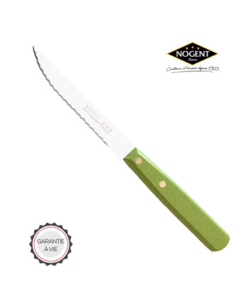 Couteau à viande vert pistache Nogent***