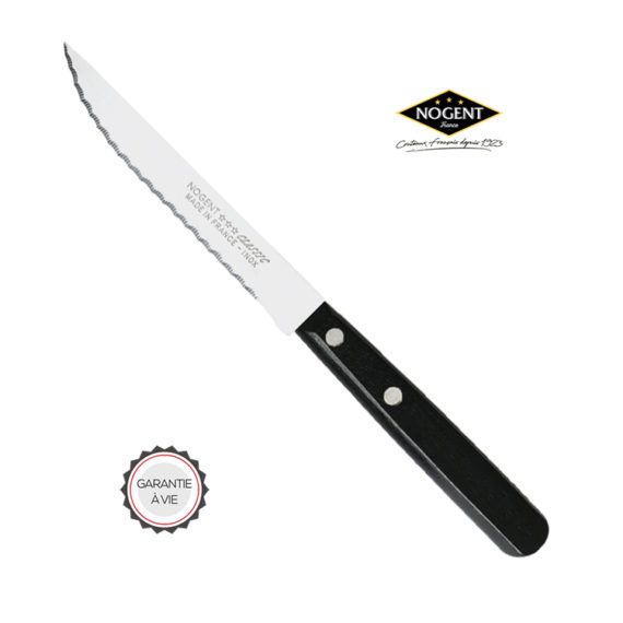 Couteau à viande noir Nogent***
