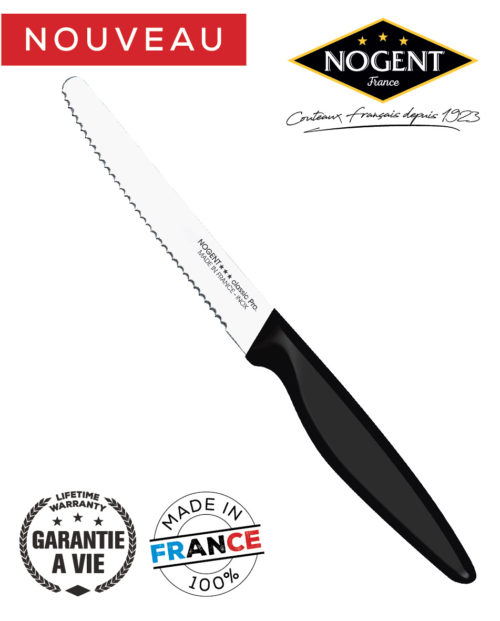 Couteau table cranté 11cm Nogent classic pro