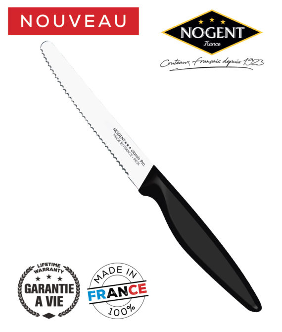 Couteau table cranté 11cm Nogent classic pro