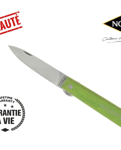 couteau pliant blocage vert