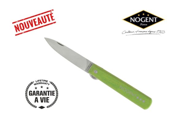 couteau pliant blocage vert