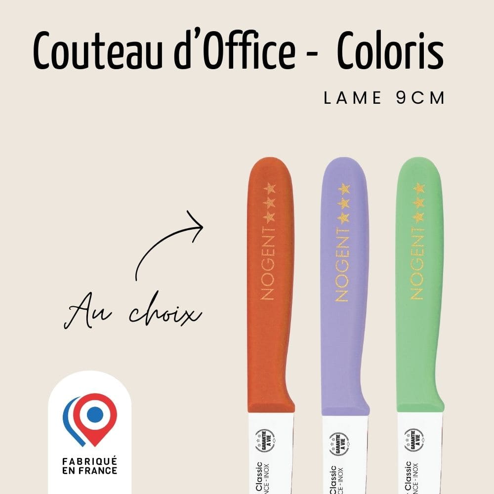 Cutluxe Couteau d'Office - Petit Couteau de Chef Professionnel 9cm