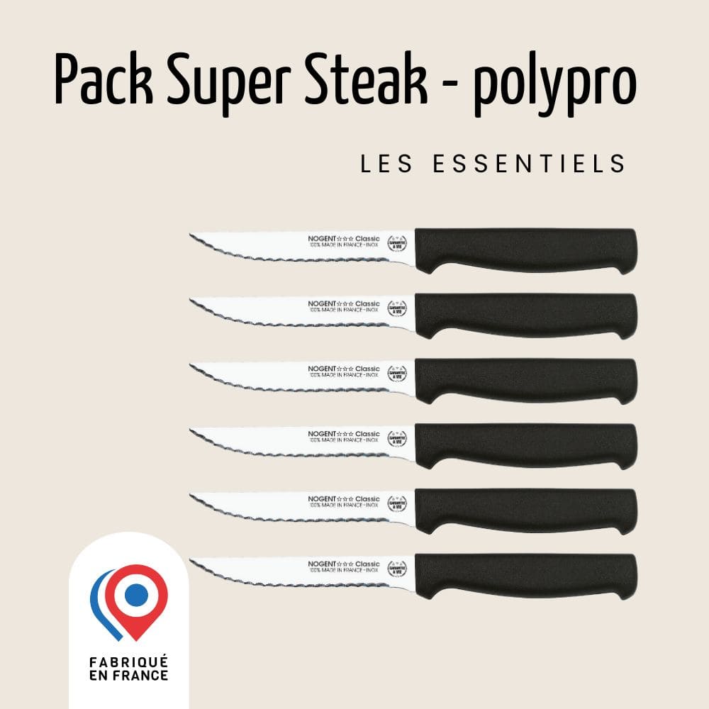 Set de 5 Ustensiles de Cuisine Manche en Bois et Polypropylène Noir