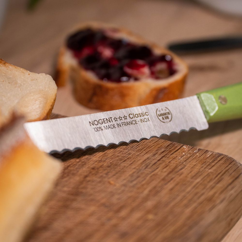 Petit couteau à pain Classic 11 cm Bois de hêtre Nogent 