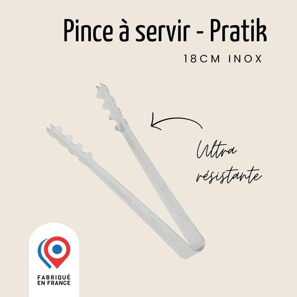 Pince à servir 18cm - Inox