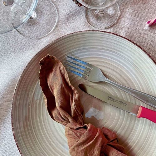 Couteau de table - Lame Lisse 11 cm - Taupe | Classic Polypro