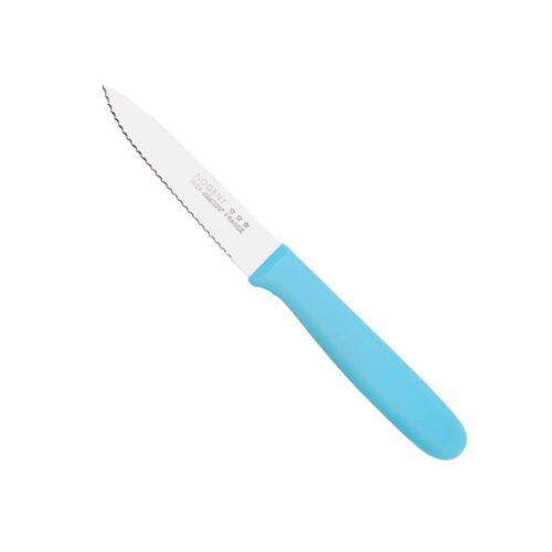 Couteau d'Office - Lame 9 cm Crantée 3mm - Azur | Classic Polypro